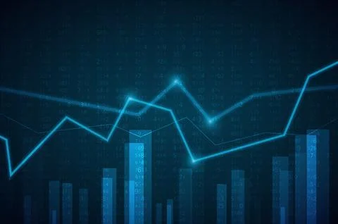 Abstract infographics visualization Illustrazione stock