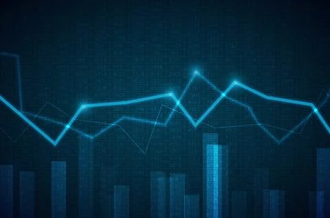 Abstract infographics visualization Stockillustratie