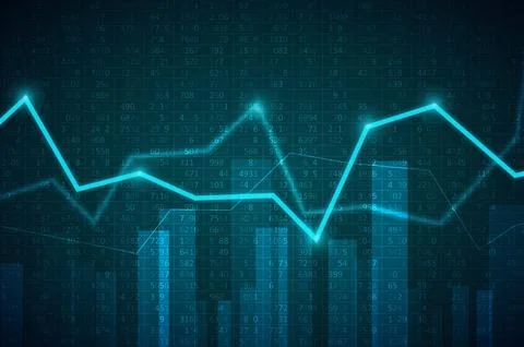 Abstract infographics visualization Stock Illustration