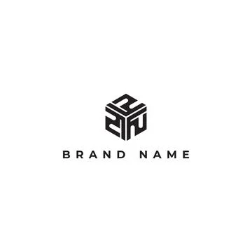Abstract initial hexagon letter LP or PL Logo design Vector illustration Stock Illustration