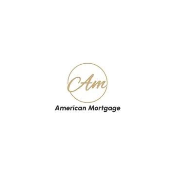 Abstract initial letter A and M logo in gold color isolated in white background Stock Illustration