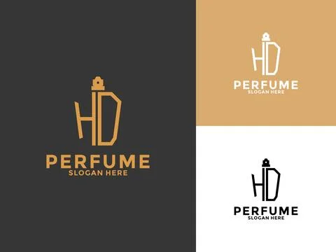 Abstract Initial Letter A and R Combination as Perfume Bottle Design Concep.. Stock Illustration