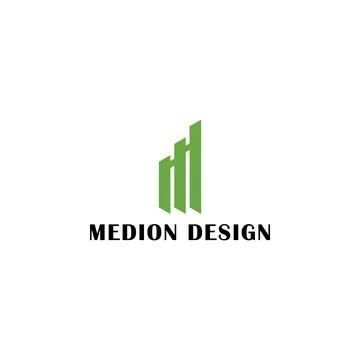 Abstract initial letter MD or DM logo in green color isolated in white Stock Illustration
