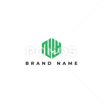 Premium Vector | Letter yn monogram logo design