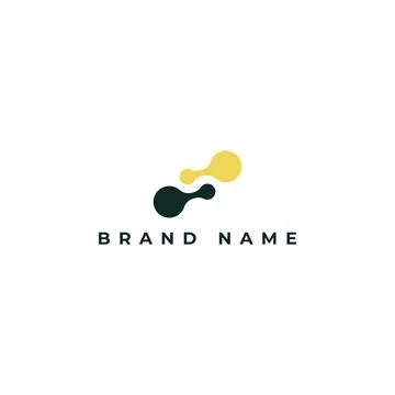Abstract initial letter SF or FS Modern Logo Design Template Stock Illustration