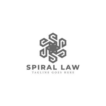 Abstract initial letter SL or LS logo in black-grey color isolated in white Stock Illustration