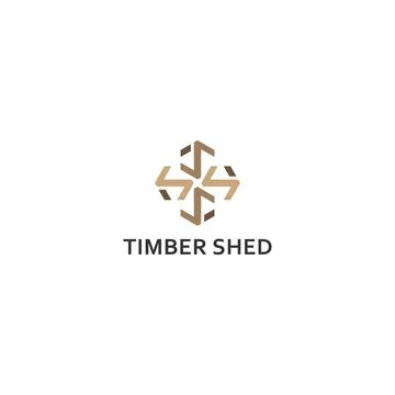 Abstract initial letter T and S logo in multiple brown colors Stock Illustration