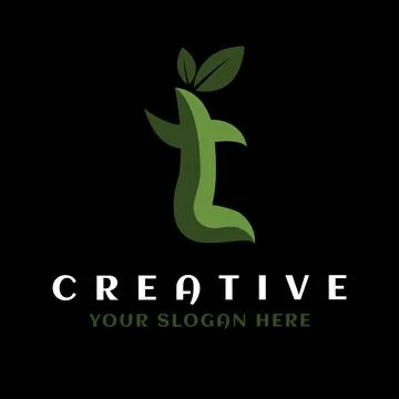 Abstract Initial Letter T Logo. Flat Vector Logo Design Template Element. Stock Illustration