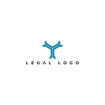 Abstract initial letter Y or YY logo design vector symbol graphic idea creative Stock Illustration