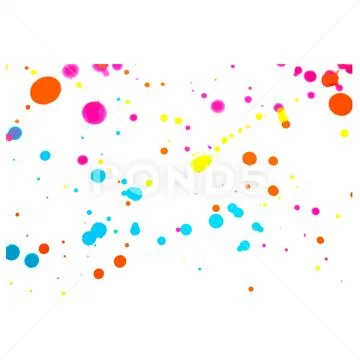 Abstract Ink And Paint Splatters and Blobs Vector Stock Illustration