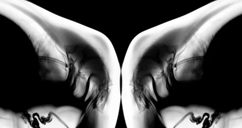 Abstract Ink Background. Fluid Motion. Moving Liquid Ink in Water. Stock Footage 121717393