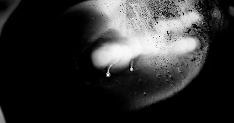 Abstract Ink Background. Fluid Motion. Moving Liquid Ink in Water. Stock Footage 121800936