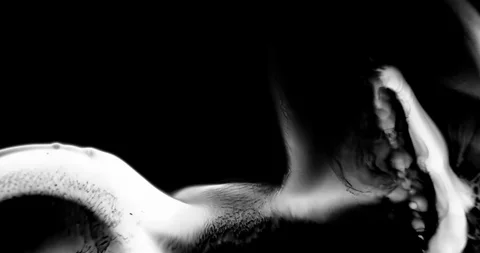 Abstract Ink Background. Fluid Motion. Moving Liquid Ink in Water. Stock Footage 121804275