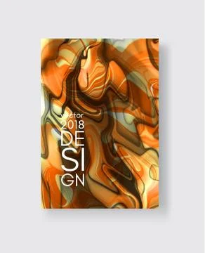 Abstract ink background. Marble style. eps10 vector illustration Stock Illustration