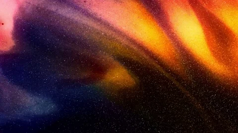 Abstract Ink Blast. Explosive Grunge Background of Colorful Chaos and Movement Stock Footage 236166769