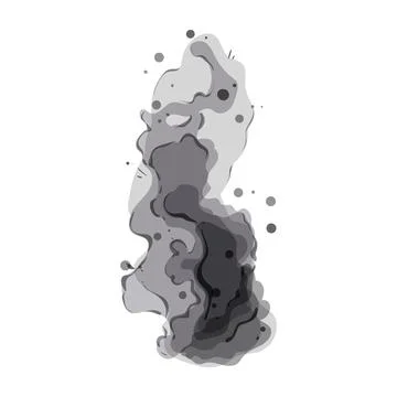 Abstract ink bleed texture flowing background Stock Illustration
