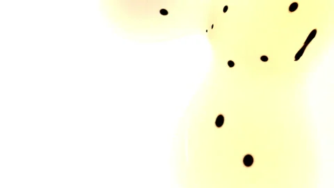 Abstract ink blobs transforming and dissolving on colorful backgrounds Stock Footage 303360804