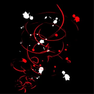 Abstract ink blot black background. Vector illustration. Grunge texture  Illustrazione stock