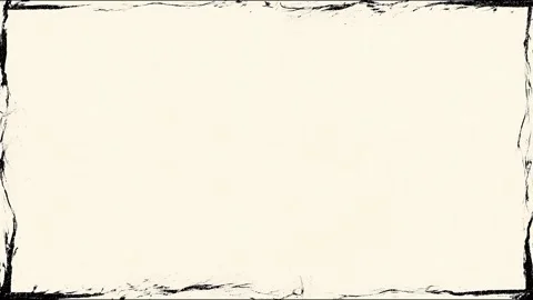 Abstract ink border animation on blank background in high resolution Stock Footage 318092100