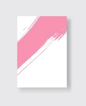 Abstract ink brush banners with grunge effect Stock Illustration