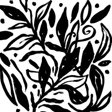 Abstract ink brush stroke background. Modern artistic texture created with Stock Illustration
