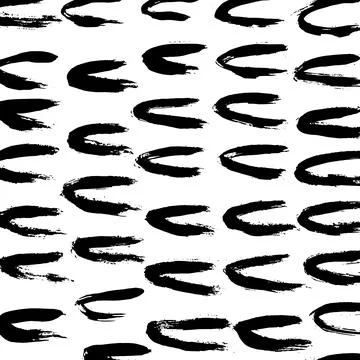 Abstract ink brush stroke background. Modern artistic texture created with Stock Illustration