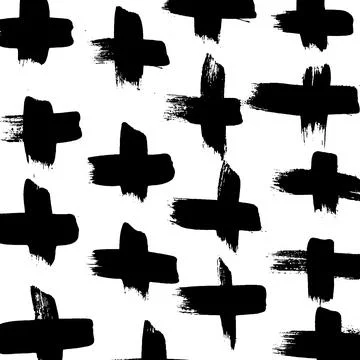 Abstract ink brush stroke background. Modern artistic texture created with Stock-Illustration