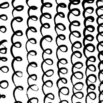Abstract ink brush stroke background. Modern artistic texture created with Stock Illustration