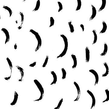 Abstract ink brush stroke background. Modern artistic texture created with Stock Illustration