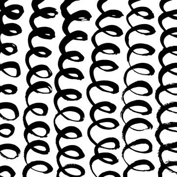 Abstract ink brush stroke background. Modern artistic texture created with Stock Illustration