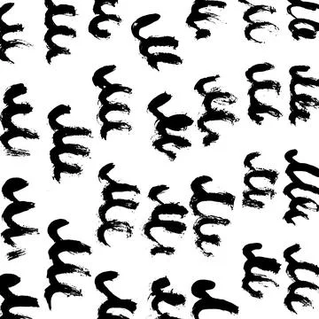 Abstract ink brush stroke background. Modern artistic texture created with Stock Illustration
