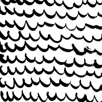 Abstract ink brush stroke background. Modern artistic texture created with Stock Illustration