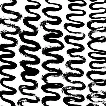 Abstract ink brush stroke background. Modern artistic texture created with Stock Illustration
