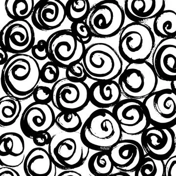 Abstract ink brush stroke background. Modern artistic texture created with Stock Illustration