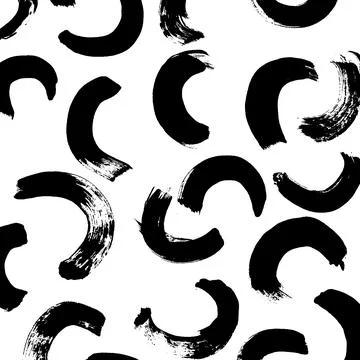 Abstract ink brush stroke background. Modern artistic texture created with Stock Illustration