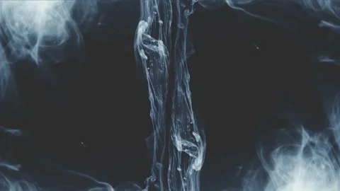 Abstract Ink colour flowing in water Stock Footage 108317378