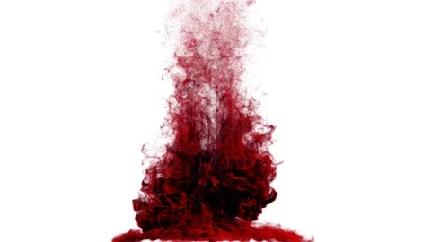 Abstract Ink Drop Liquid or smoke  Animation Stock-Footage 110834073