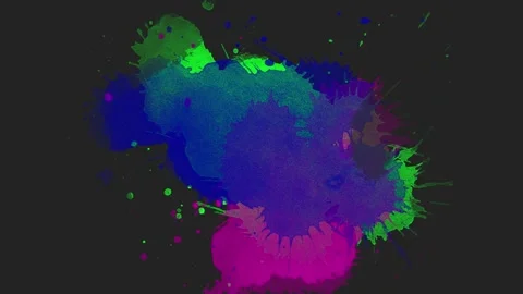 Abstract Ink Drop Spread Animation Stock Footage 212598654