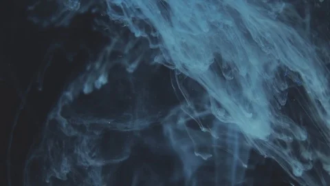 Abstract Ink flowing in water Видео 110738982