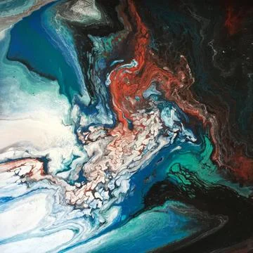 Abstract ink Stock Illustration