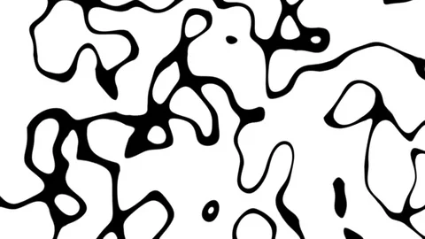 Abstract ink line loop motion background black and white 스톡 동영상 70948507