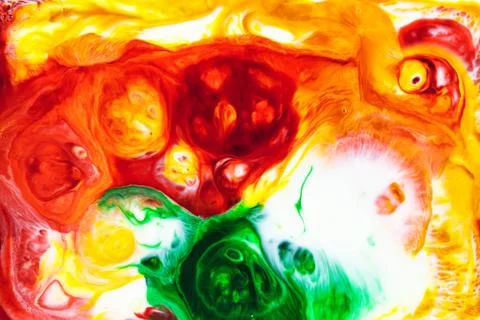 Abstract ink in liquid chaos background Stock Illustration