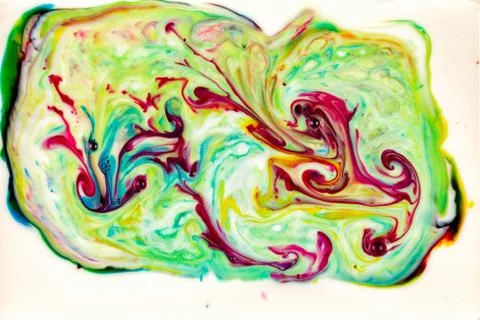 Abstract ink in liquid chaos background Stock Photos
