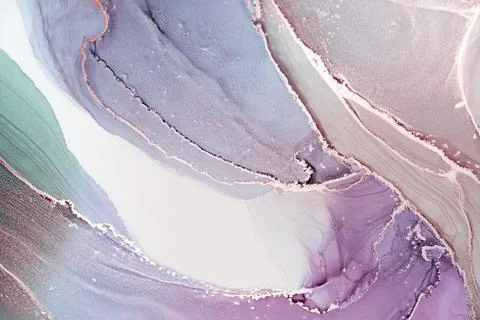 Abstract. Ink, paint,. Closeup of the painting. Colorful abstract painting Stock Photos