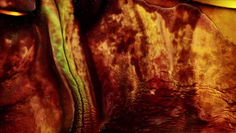 Abstract Ink Paint Diffusion Paradox Illusion Shapes Stock Footage 308823709