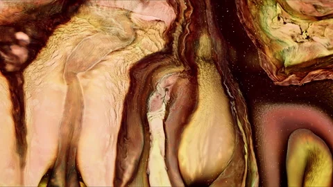 Abstract Ink Paint Diffusion Paradox Illusion Shapes Video stock 308823767