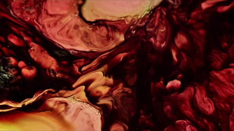 Abstract Ink Paint Diffusion Paradox Illusion Shapes Stock Footage 308826081