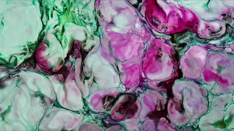 Abstract Ink Paint Diffusion Paradox Illusion Shapes Video stock 308826400