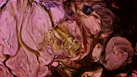 Abstract Ink Paint Diffusion Paradox Illusion Shapes Video stock 308827793