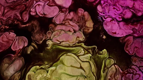 Abstract Ink Paint Diffusion Paradox Illusion Shapes Stock Footage 308829727